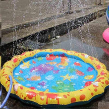 Load image into Gallery viewer, 170cm Summer Children's Baby Play Water Mat Games Beach Pad Lawn Inflatable Spray Water Cushion Toys Outdoor Tub Swiming Pool